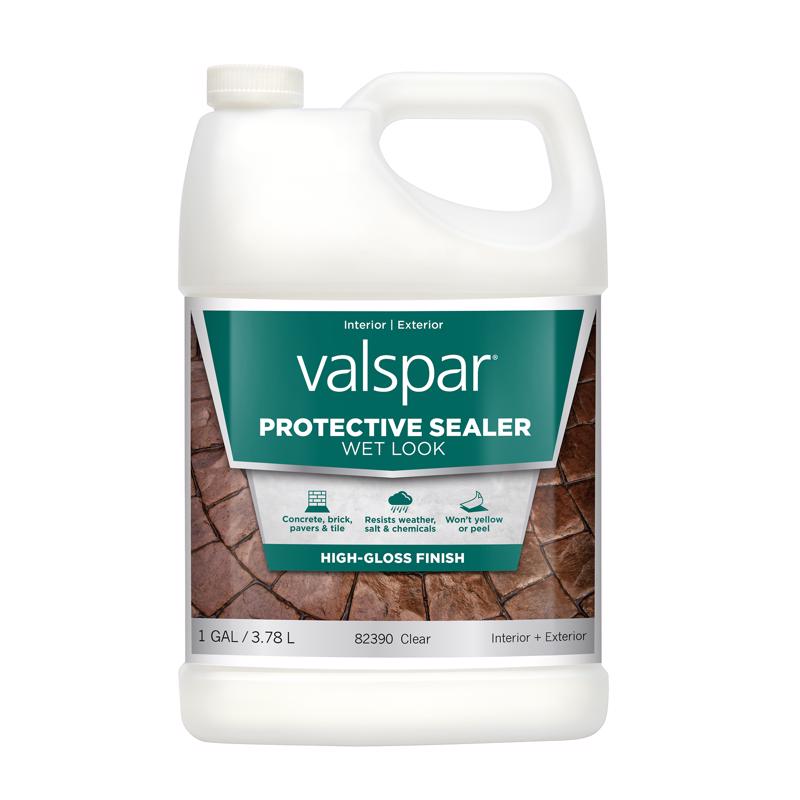 Valspar 024.0082390.007 Concrete Sealer Wet Look Protective Sealer High-Gloss Clear Acrylic 1 gal Clear