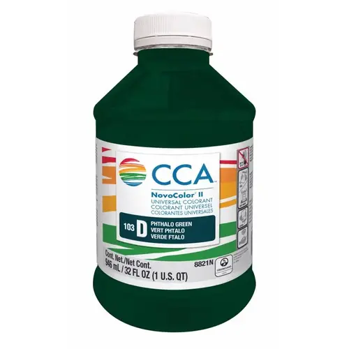 Paint Colorant NovoColor II Phthalo Green 1 qt Phthalo Green Paint Colorant NovoColor II Phthalo Green 1 qt Phthalo Green