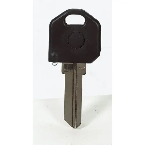 Key Blank w/Flashlight Keylights House Single Black/Silver - pack of 10 Key Blank w/Flashlight Keylights House Single Black/Silver - pack of 10