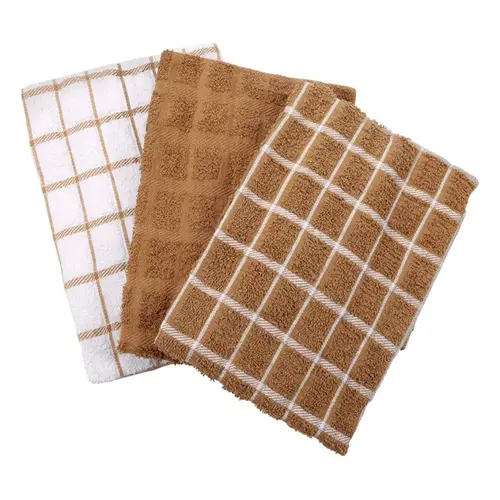 Kitchen Towel Mocha Cotton Check Mocha Kitchen Towel Mocha Cotton Check Mocha