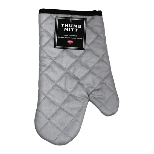 Oven Mitt Silver Cotton Silver - pack of 6 Oven Mitt Silver Cotton Silver - pack of 6