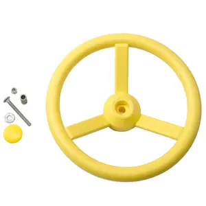 SWING N SLIDE NE 4412 12 In. Dia. Yellow Playground Steering Wheel