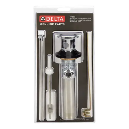 Pop-Up Drain Assembly Brass Chrome Pop-Up Drain Assembly Brass Chrome