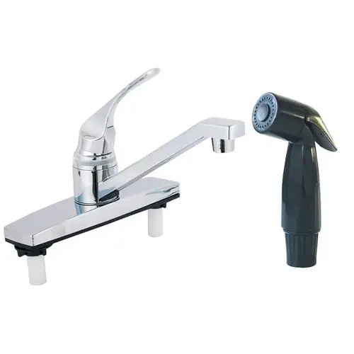 Kitchen Faucet One Handle Chrome Side Sprayer Included Chrome Kitchen Faucet One Handle Chrome Side Sprayer Included Chrome