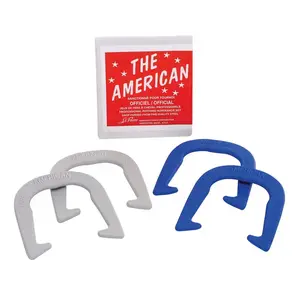 American AS2 Horseshoes Official Size 10.5 White/Blue