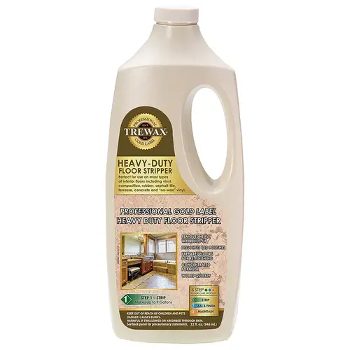 Instant Wax Remover, 32 oz, Liquid, Ammonia, Bright Green