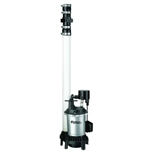 Sump Pump Easy Sump 1/2 HP 4200 gph Zinc Vertical Float Switch AC Submersible Sump Pump Easy Sump 1/2 HP 4200 gph Zinc Vertical Float Switch AC Submersible