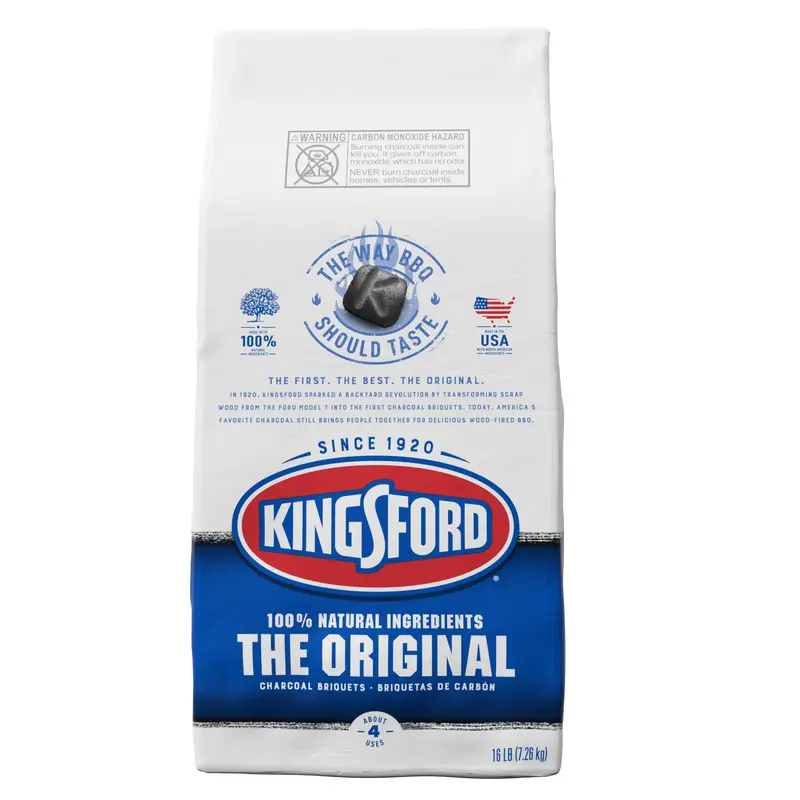 KINGSFORD 1707/01511 Original Charcoal Briquet Black 16 lb Bag 32103