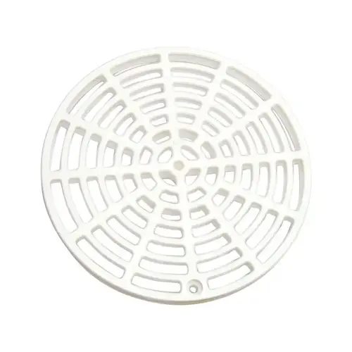 Floor Drain Cover 6-1/8" Round Polypropylene