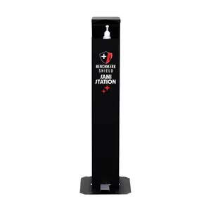 Sani-Station U6199 Hand Sanitizer Dispenser Stand Benchmark Shield