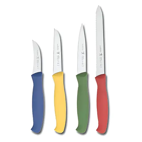Knife Set Stainless Steel 4 pc Multicolored