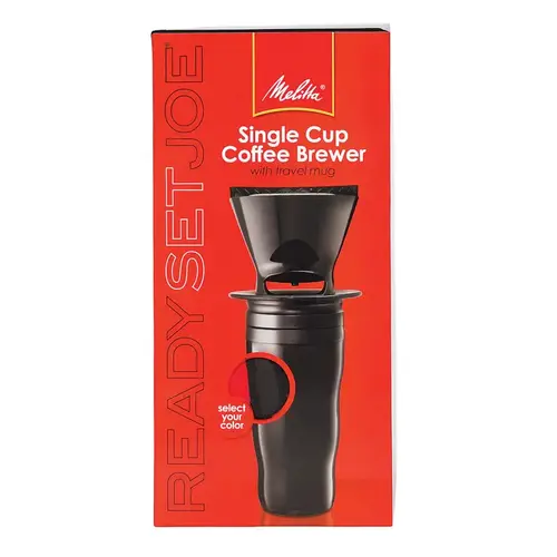 Pour-Over Coffee Brewer Travel Mug Ready Set Joe 16 oz Black Black Pour-Over Coffee Brewer Travel Mug Ready Set Joe 16 oz Black Black