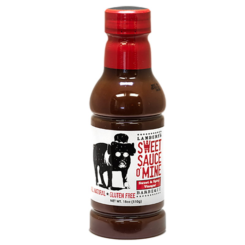 Lambert's SS02011 BBQ Sauce Lambert's Sweet Sauce O'Mine Sweet & Spicy Vinegar 18 oz