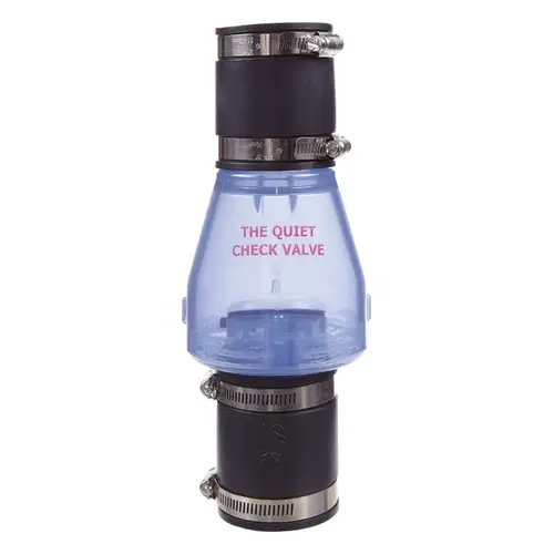 Check Valve 2" D X 1/2" D Slip PVC Quiet
