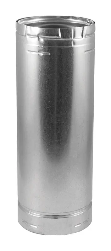 DuraVent Round Gas Vent Pipe 3 D X 60 L Galvanized Steel Silver - pack of 2 3GV60R-XCP2 DuraVent Round Gas Vent Pipe 3 D X 60 L Galvanized Steel Silver - pack of 2 3GV60R-XCP2