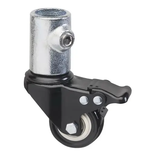 Caster SteelTek 2" D Swivel Rubber Black Pair Caster SteelTek 2" D Swivel Rubber Black Pair