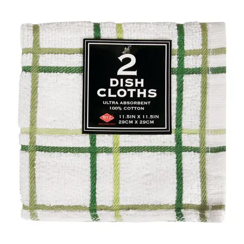 Dish Cloth Cactus Cotton Check Cactu - 2 per pack x3 packs