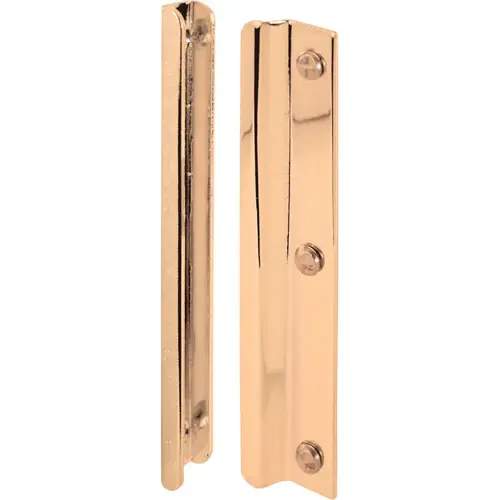 6" H X 6" L Brass-Plated Steel Latch Guard Brass-Plated 6" H X 6" L Brass-Plated Steel Latch Guard Brass-Plated