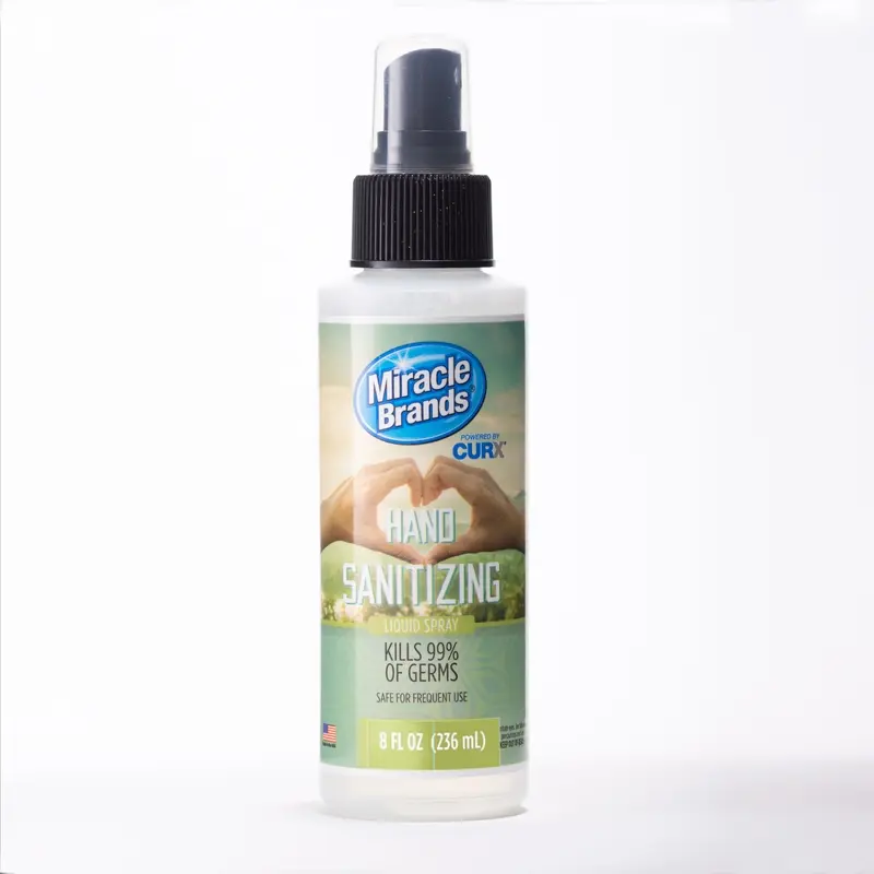Miracle Brands Hand Sanitizer Liquid 8 oz - pack of 24 3058-XCP24