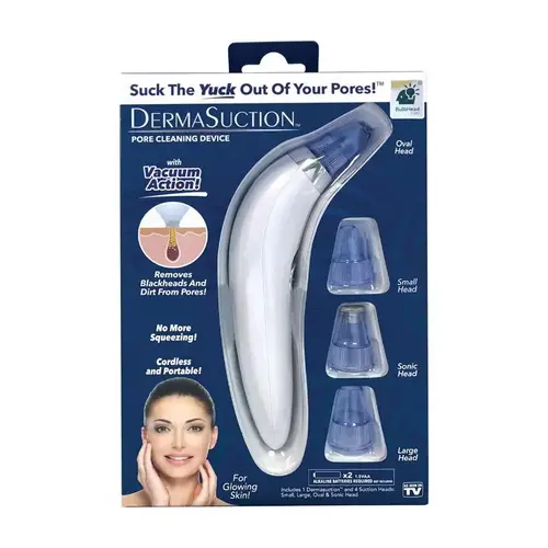 Pore Cleaning Device DermaSuction White White Pore Cleaning Device DermaSuction White White