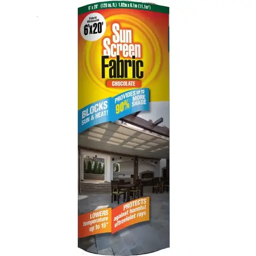 Shade Cloth Fabric Sun Screen 20 ft. H X 6 ft. W Shade Cloth Fabric Sun Screen 20 ft. H X 6 ft. W