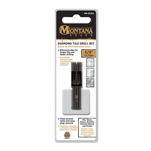 Drill Bit 1/2" Alloy Steel 3-Flat Shank Black Oxide Drill Bit 1/2" Alloy Steel 3-Flat Shank Black Oxide