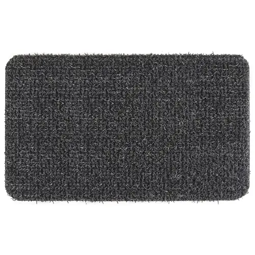 Door Mat Clean Machine 18" L X 24" W Flint Flair Indoor and Outdoor AstroTurf Nonslip Door Ma Flint