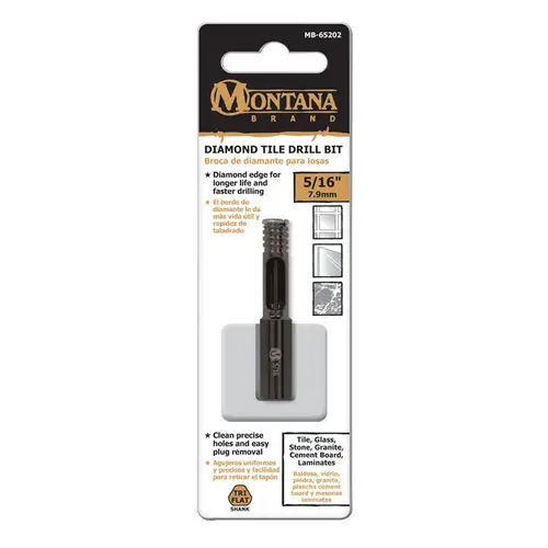 Drill Bit 5/16" Alloy Steel 3-Flat Shank Black Oxide Drill Bit 5/16" Alloy Steel 3-Flat Shank Black Oxide