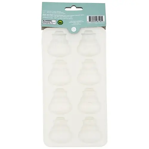 Mini Mold Winter Wonderland Snowman Silicone White Mini Mold Winter Wonderland Snowman Silicone White