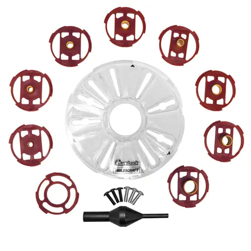 Router Base Plate/Bushing Set TurnLock