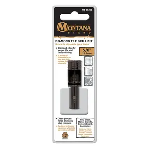 Montana Brand MB-65205 Drill Bit 5/8" Alloy Steel 3-Flat Shank Black Oxide