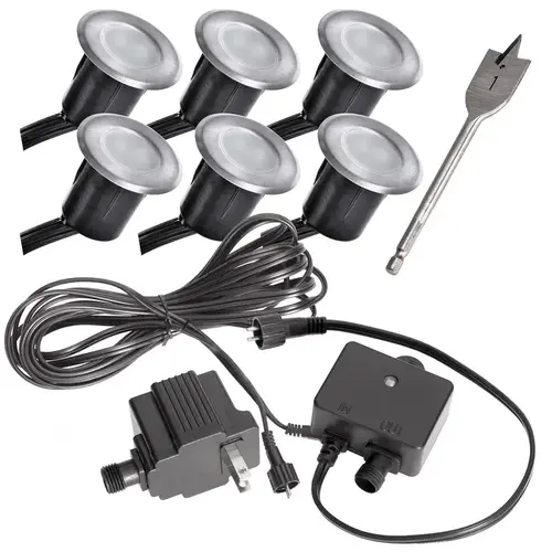 Deck Light Kit Low Voltage 5 W LED Black Deck Light Kit Low Voltage 5 W LED Black