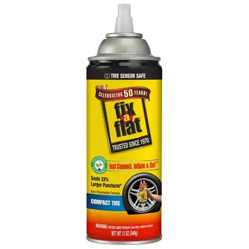 Tire Repair Inflator, 12 oz Can, Characteristic Tire Repair Inflator, 12 oz Can, Characteristic