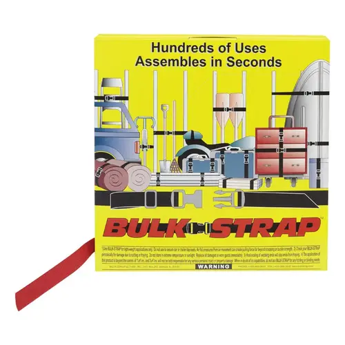 Webbing 1" W X 300 ft. L Red 200 lb Red - pack of 300 Webbing 1" W X 300 ft. L Red 200 lb Red - pack of 300