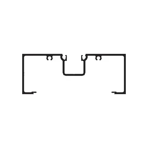 Head and Jamb Mullion, Clear Anodized - 24'-2" Stock Length