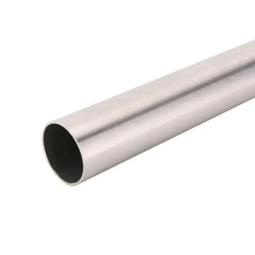 Heavy Duty Closet Rod Pro HD 96" L X 1-3/8" D Brushed Nickel Steel Brushed Nickel Heavy Duty Closet Rod Pro HD 96" L X 1-3/8" D Brushed Nickel Steel Brushed Nickel