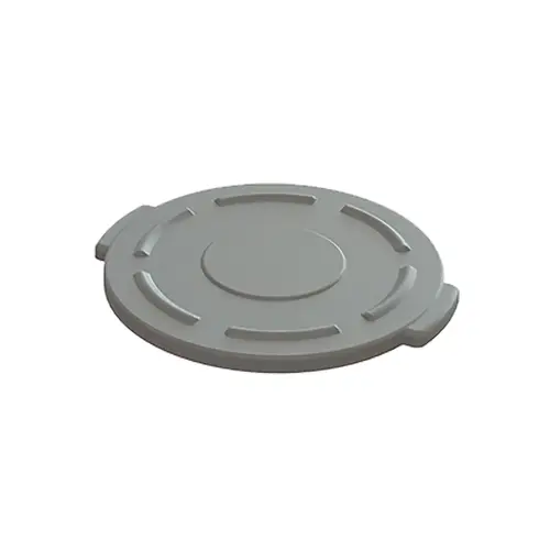 Value Plus 10 Gallon Gray Trash Lid, 1 Count Value Plus 10 Gallon Gray Trash Lid, 1 Count
