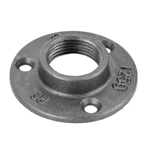 Floor Flange 1/4" FIP each Black Malleable Iron Black