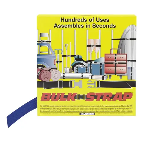 Webbing 1.5" W X 300 ft. L Blue 200 lb Blue - pack of 300 Webbing 1.5" W X 300 ft. L Blue 200 lb Blue - pack of 300