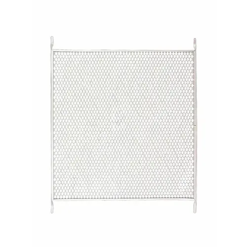 Door Grille White Aluminum White