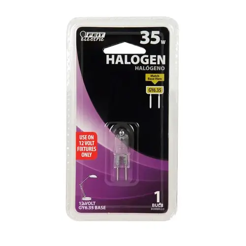 Halogen Bulb 35 W JC Reflector 85 lm Clear Clear Halogen Bulb 35 W JC Reflector 85 lm Clear Clear