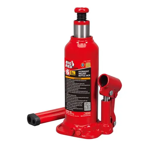 Automotive Bottle Jack Big Red Hydraulic 12000 lb Red