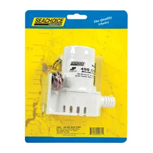 Seachoice 19261 450 GPH ABS Plastic 3/4 In. Bilge Pump White