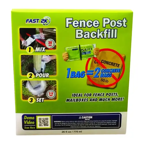 Fence Post Backfill 26 oz Gray Gray