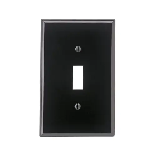 Wall Plate Midway Black 1 gang Nylon Toggle Black Wall Plate Midway Black 1 gang Nylon Toggle Black
