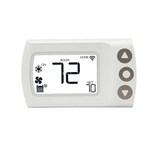 Smart Thermostat Built In WiFi Heating and Cooling Touch Screen White Smart Thermostat Built In WiFi Heating and Cooling Touch Screen White