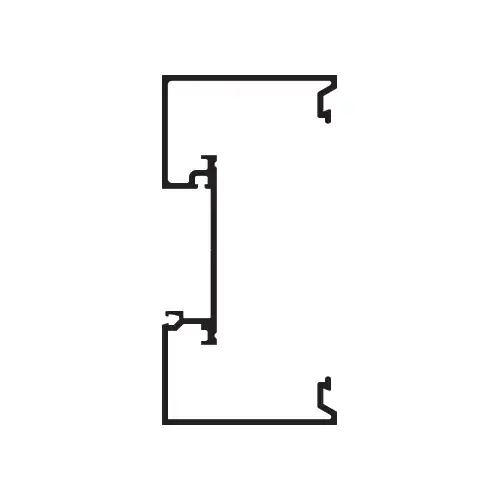 Custom KYNAR Paint Shallow Pocket Vertical Mullion for 1-5/16" Glass - 24'-2" Custom KYNAR Paint Shallow Pocket Vertical Mullion for 1-5/16" Glass - 24'-2"
