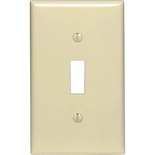 Wall Plate Ivory 1 gang Nylon Toggle Ivory - pack of 20 Wall Plate Ivory 1 gang Nylon Toggle Ivory - pack of 20