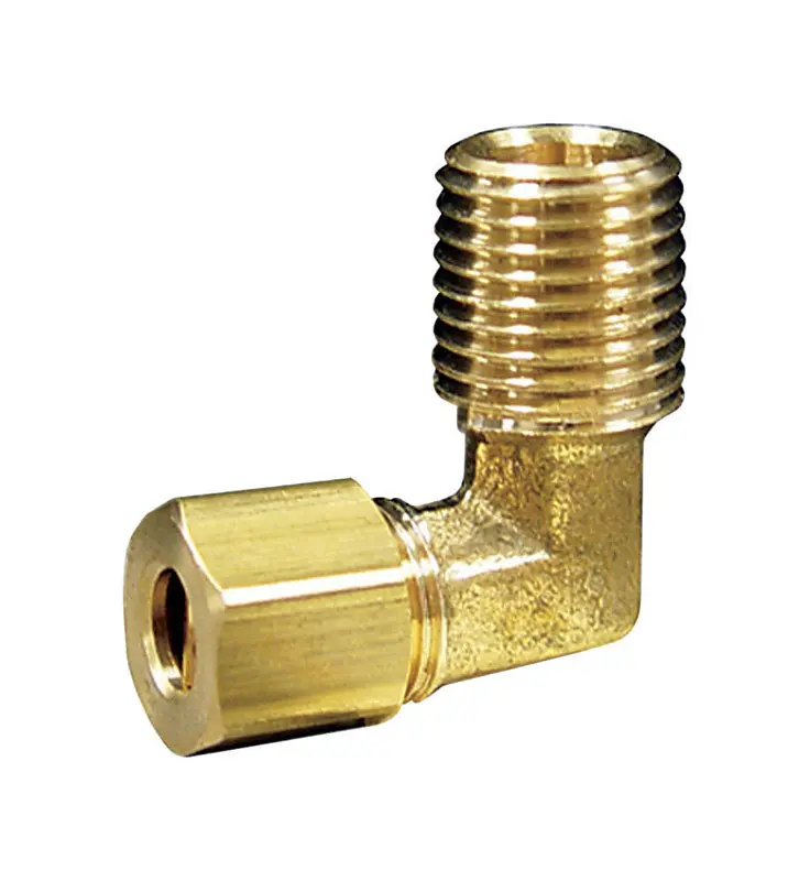 JMF COMPANY 90 Degree Street Elbow 1/2 Compression T X 3/4 D MPT Brass - pack of 5 4503686-XCP5