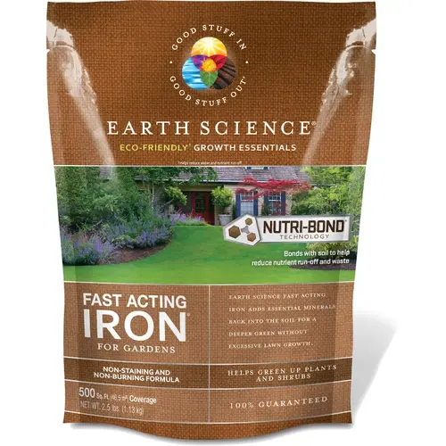 Fast Acting 2.5 Lb. 1250 Sq. Ft. Coverage Iron & Soil Acidifier Fast Acting 2.5 Lb. 1250 Sq. Ft. Coverage Iron & Soil Acidifier